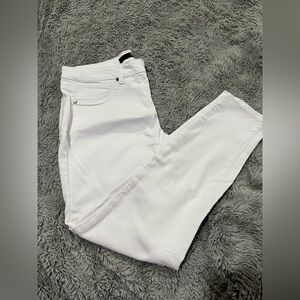 1822 Denim Women's Crisp White Skinny Jeans